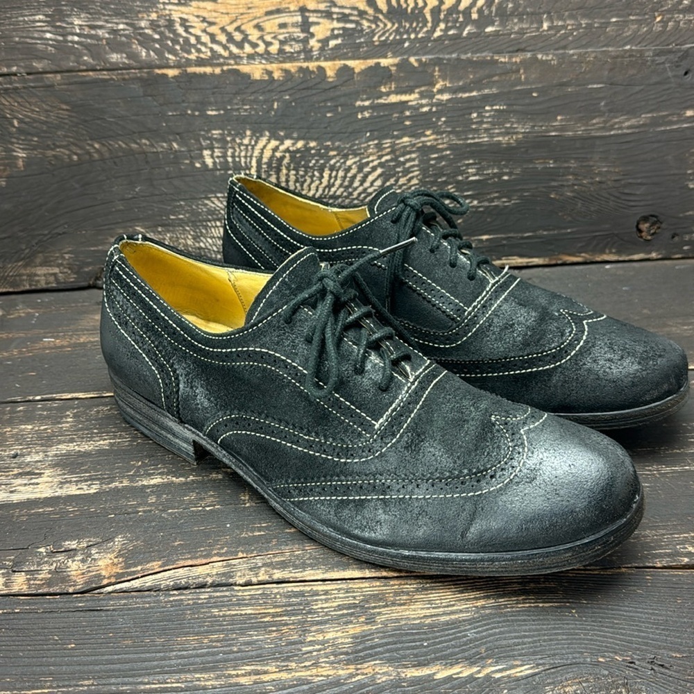 Bed Stu Leather Wingtip Oxford Shoes Size 10